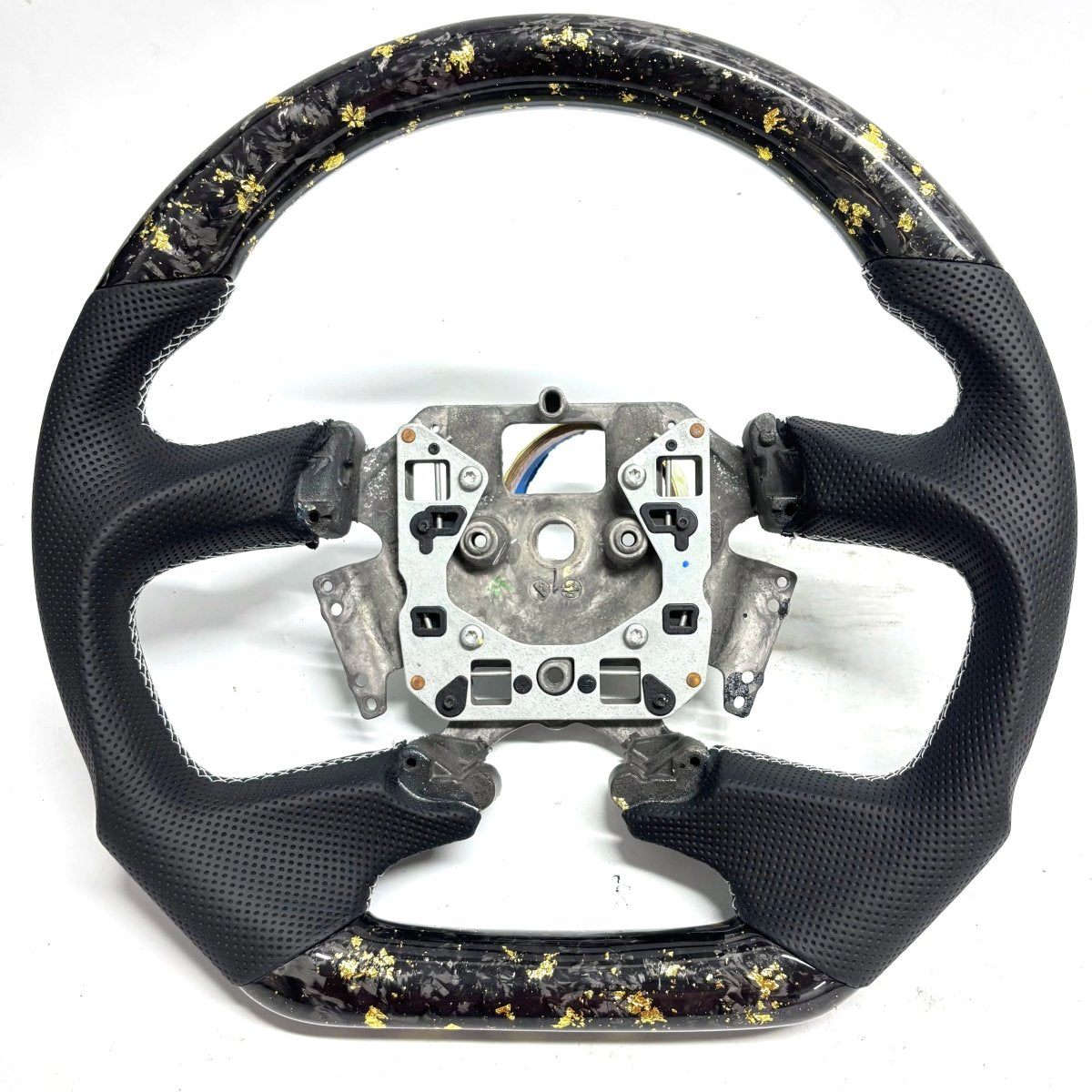 FG Falcon Gold Flake Forged Carbon Steering Wheel
