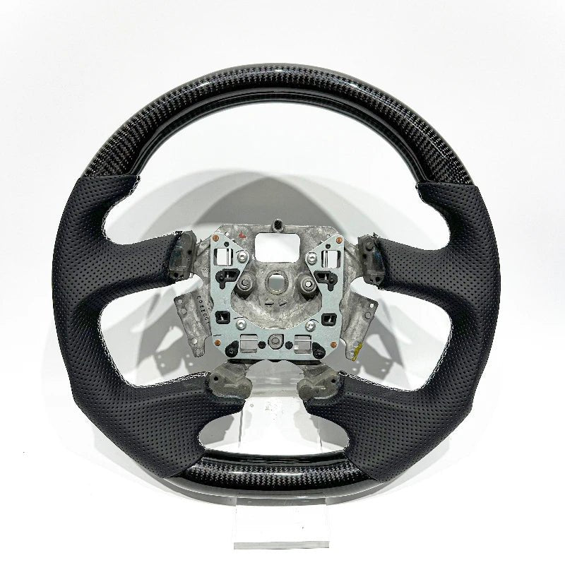 FG Falcon Twill Carbon Fibre Steering Wheel Perforated Leather